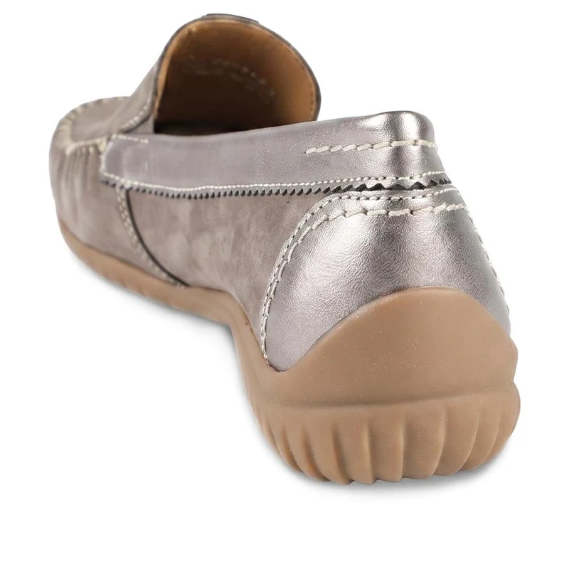 Gabor Leather Comfort Moccasins - GABC44518 / 330 258 - Taupe