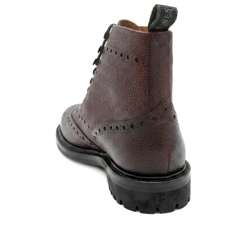 Baker Street Goodyear Welted Ankle Boots - BAKERSTREET / 320 734 - Burgundy Grain