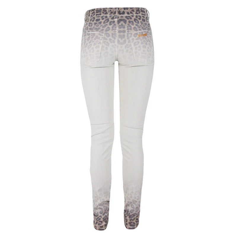 Just Cavalli Jeans Hose beige leoprint