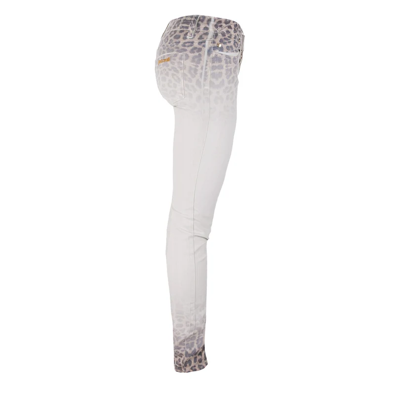 Just Cavalli Jeans Hose beige leoprint