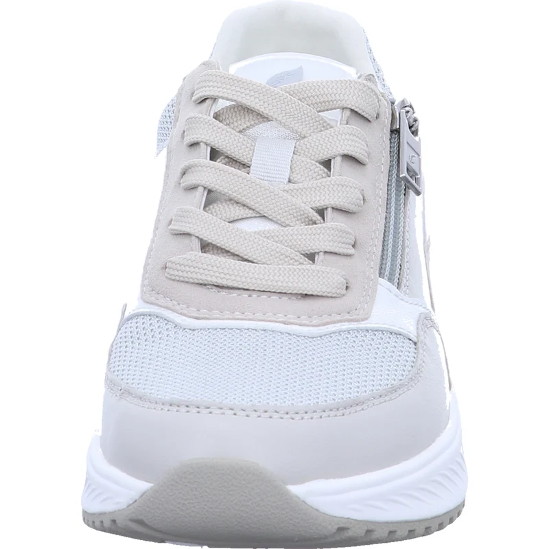 Waldläufer Schnürschuh H-Mara grau-kombi.