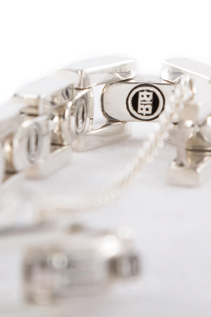 BUDDHA TO BUDDHA Silberarmband BATUL 1 cm silber