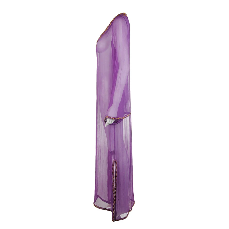 Shivadiva Seiden Kleid violett