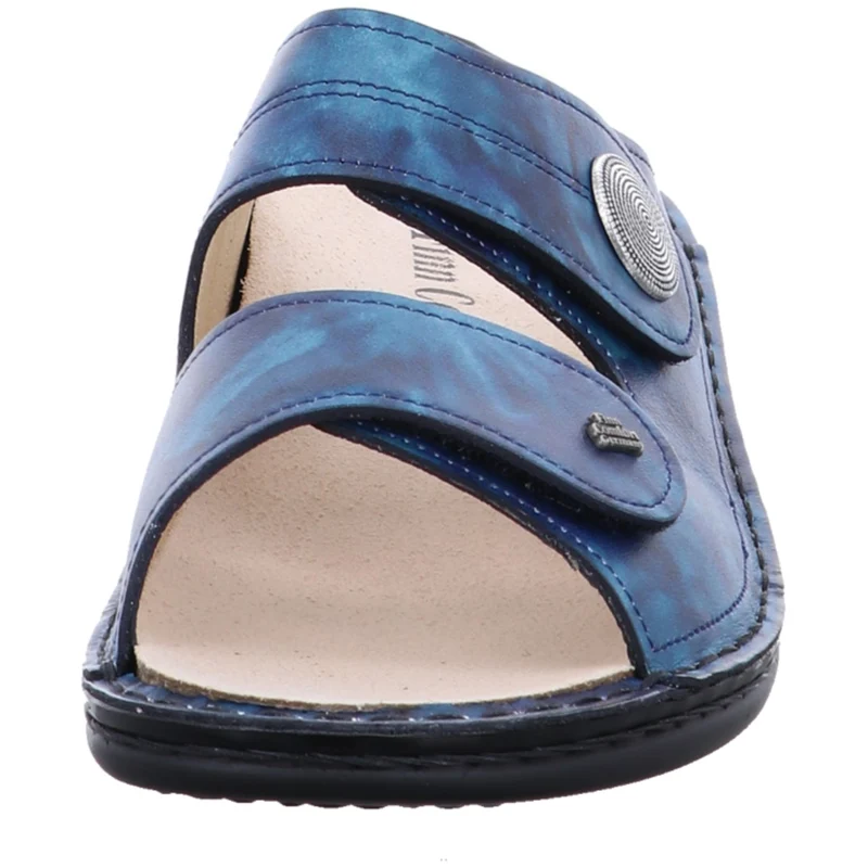 FinnComfort Pantolette Sansibar bl.-kombi.