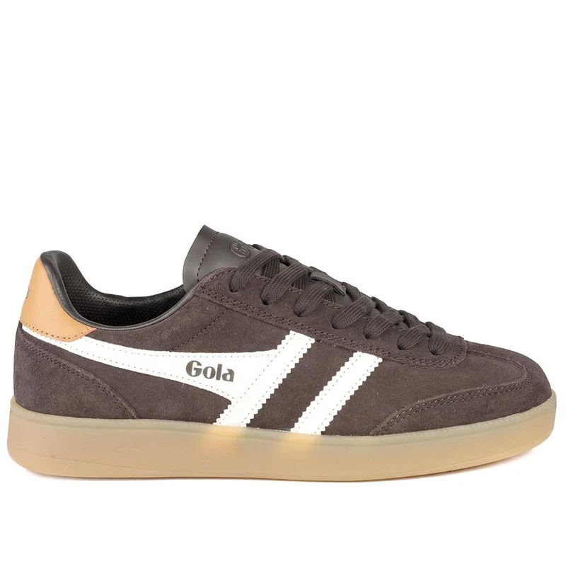 Gola Viper Leather Lace Up Trainers - JAC42501 / 327 785 - Chocolate
