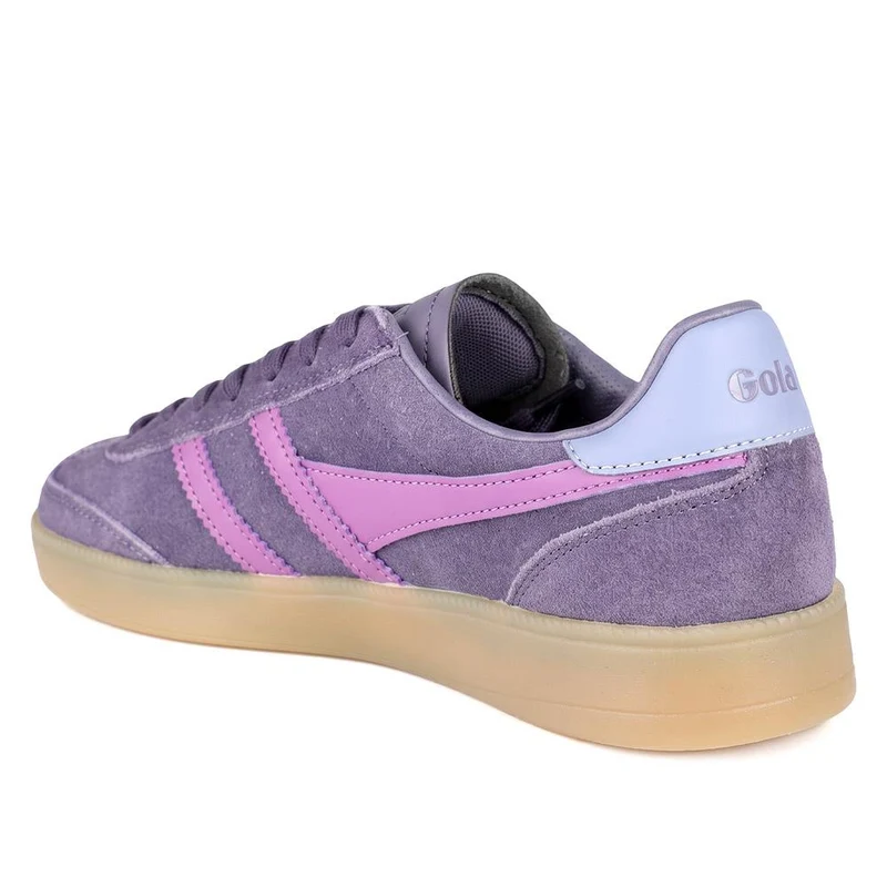 Gola Viper Leather Lace Up Trainers - JAC42501 / 327 785 - Plum
