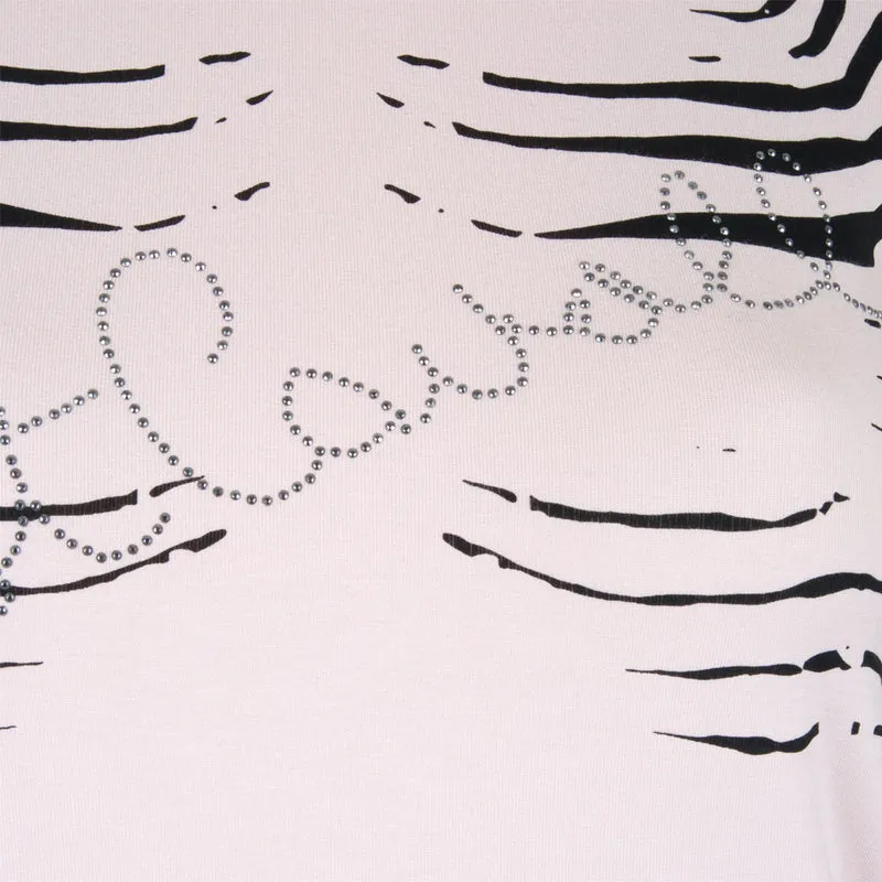 Just Cavalli Shirt zebra print rosa