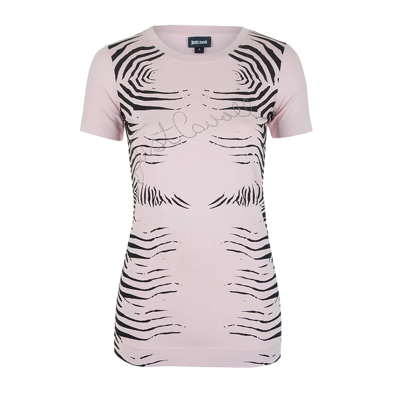 Just Cavalli Shirt zebra print rosa