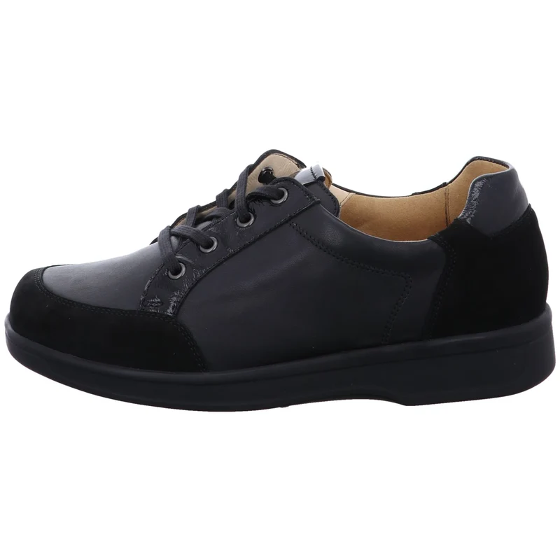 Ganter Schnürschuh Karin schwarz