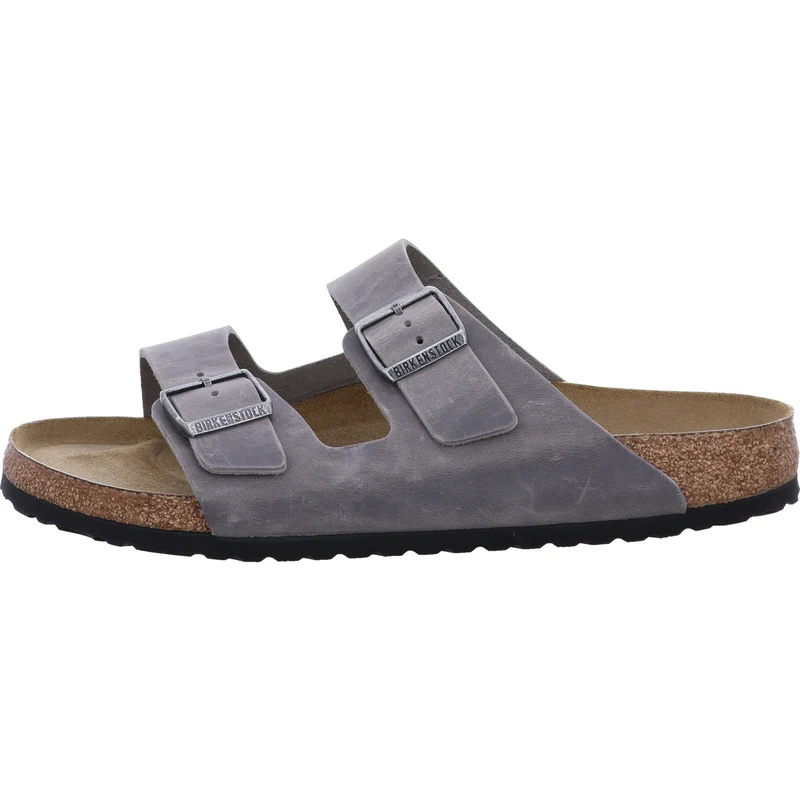 Birkenstock Pantolette Arizona grau