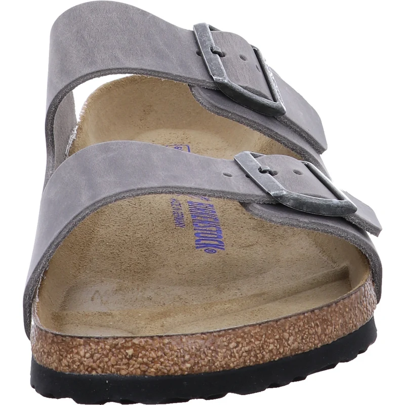 Birkenstock Pantolette Arizona grau