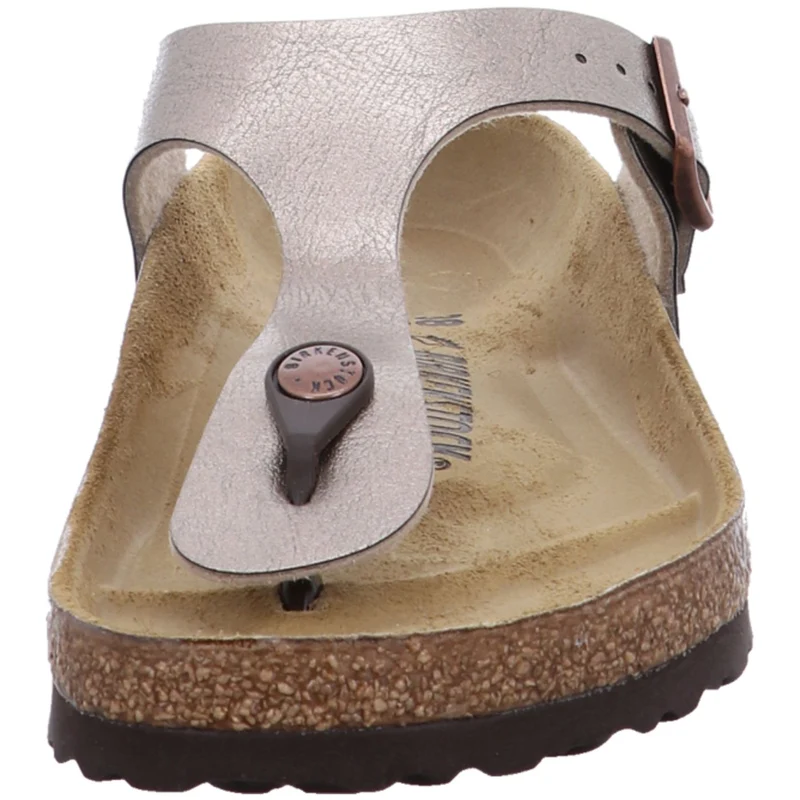 Birkenstock Pantolette Gizeh metallic