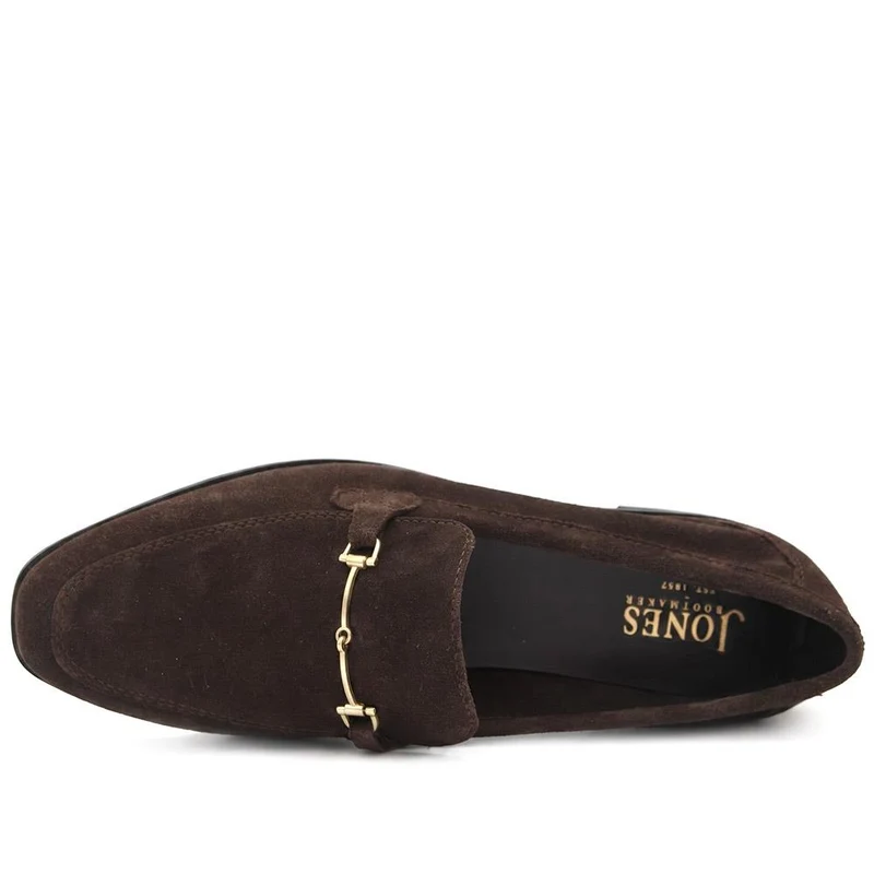 Tabbitha Leather Snaffle Loafers - TABBITHA / 329 868 - Chocolate Suede