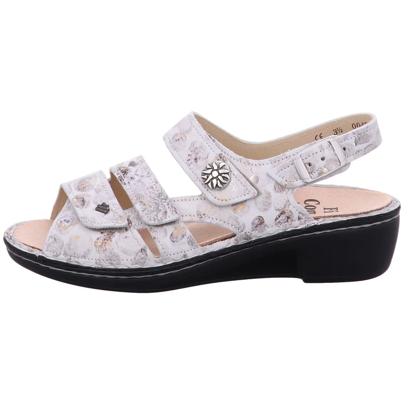 FinnComfort Sandale Aversa beige-kombi.