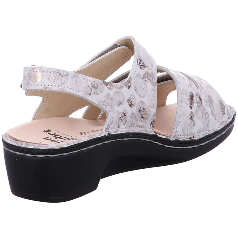 FinnComfort Sandale Aversa beige-kombi.
