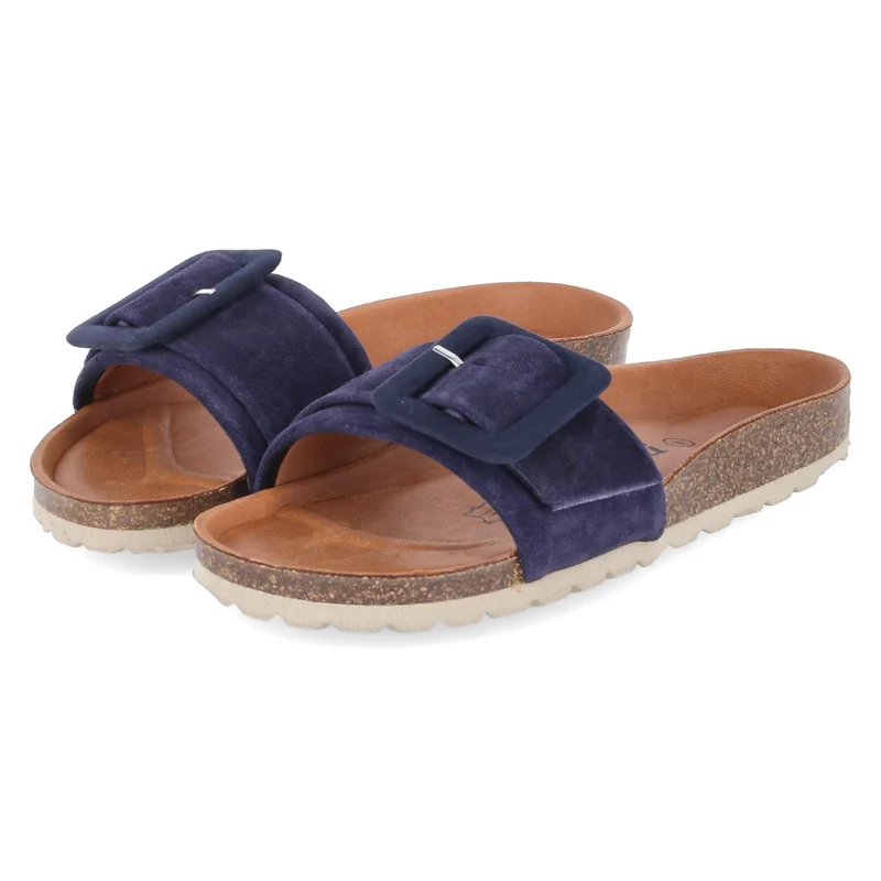 Pantoletten NUBRA Blau