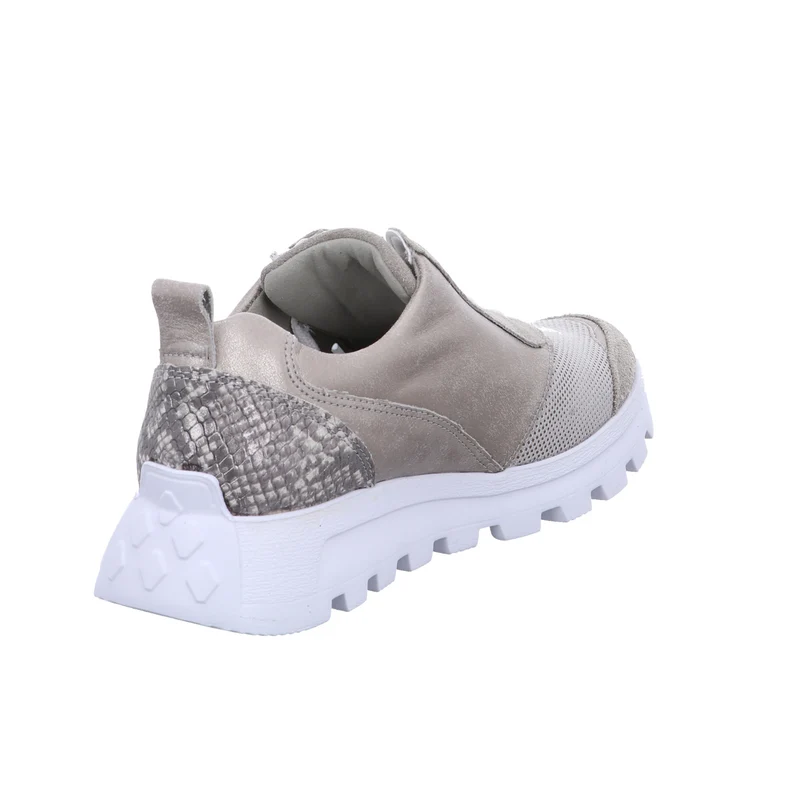 Waldläufer Schnürschuh H-Ajala grau-kombi.