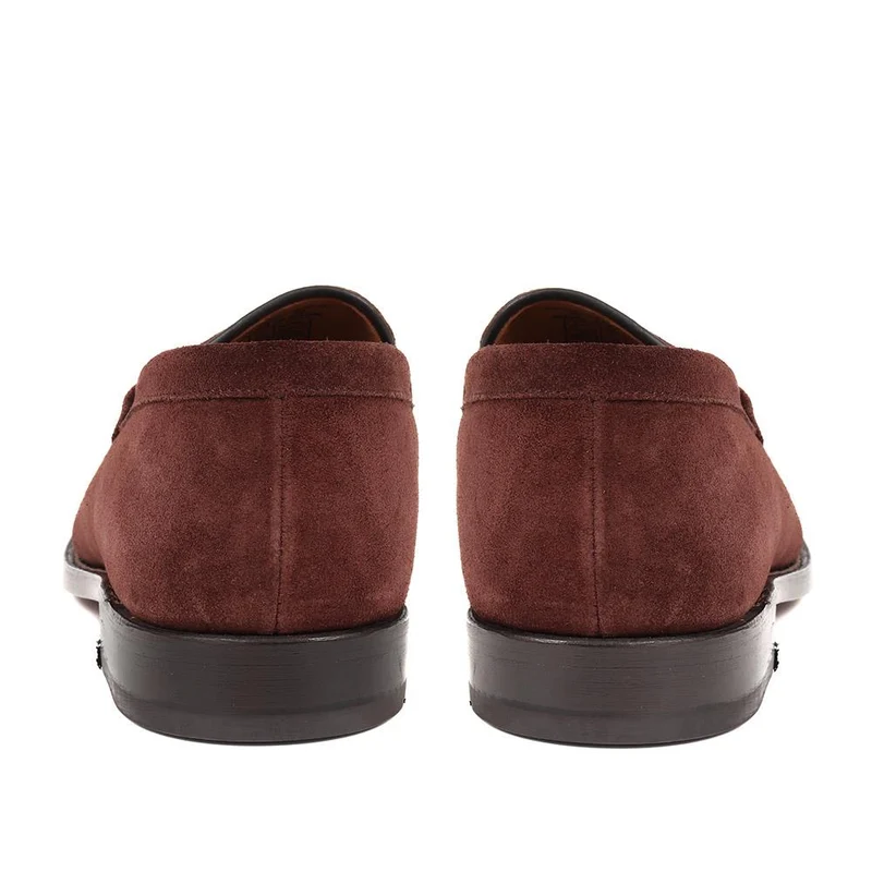 Barcelona Goodyear Welted Leather Loafers - BARCELONA2 / 324 404 - Dark Brown Suede