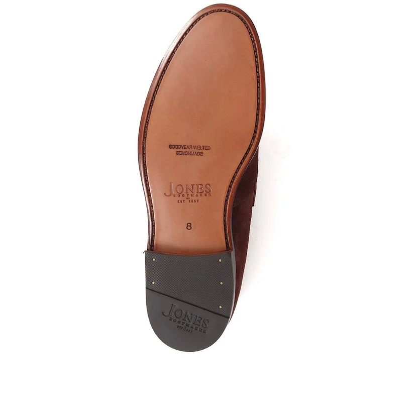 Barcelona Goodyear Welted Leather Loafers - BARCELONA2 / 324 404 - Dark Brown Suede
