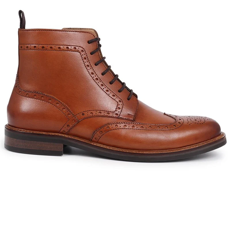 Fletcher Leather Boots - FLETCHER / 325 743 - Tan
