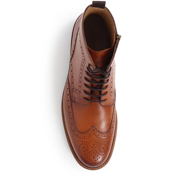 Fletcher Leather Boots - FLETCHER / 325 743 - Tan