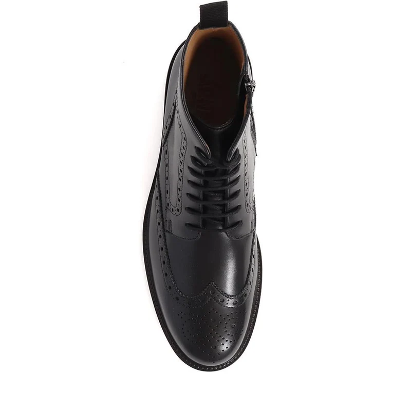 Fletcher Leather Boots - FLETCHER / 325 743 - Black