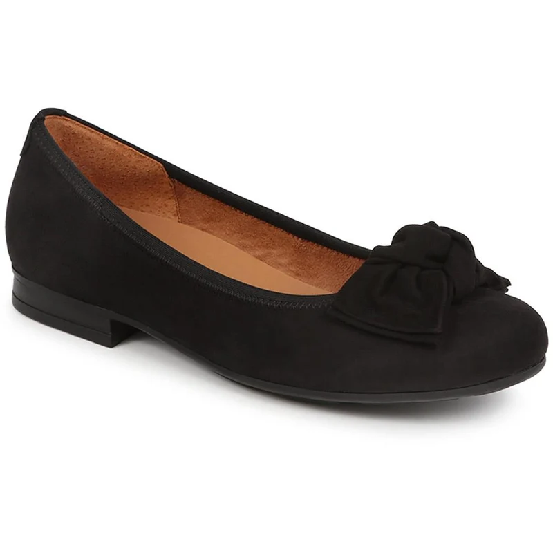 Picnic Leather Ballet Pumps - GAB40503 / 325 893 - Black Suede