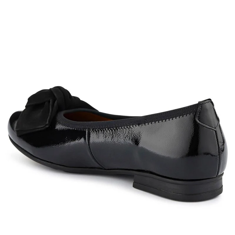 Picnic Leather Ballet Pumps - GAB40503 / 325 893 - Black