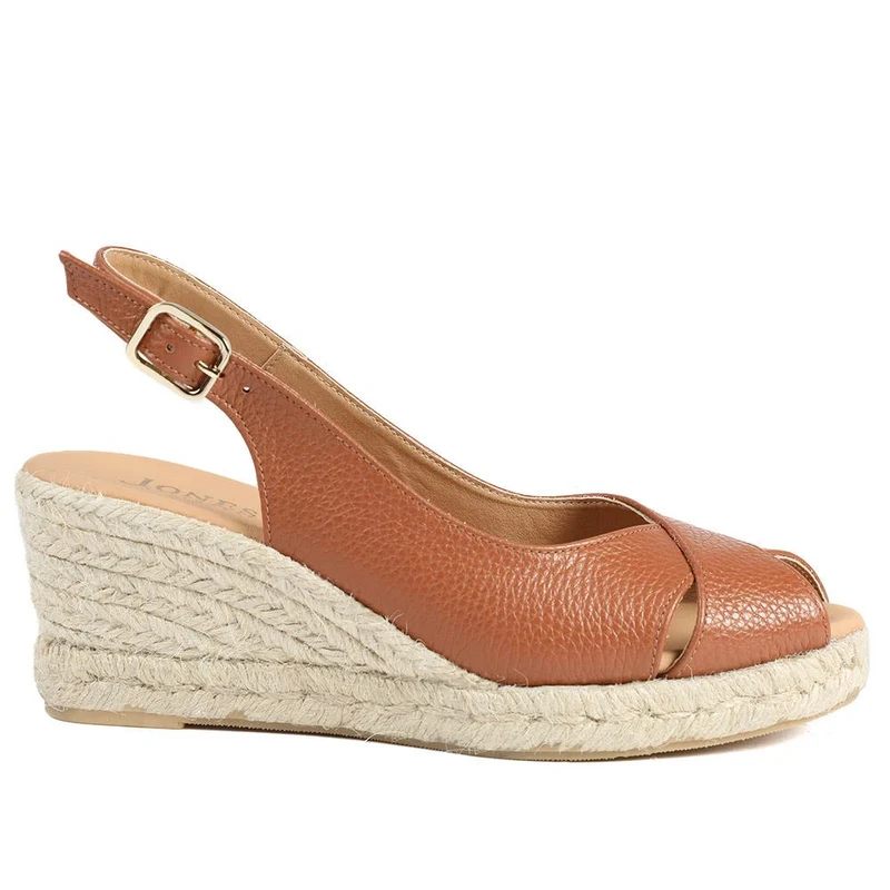 Raquelle Leather Heeled Espadrilles - RAQUELLE / 327 558