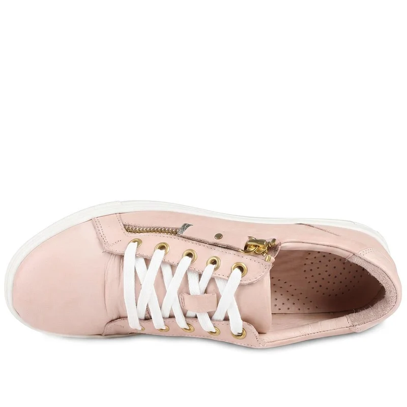 Padova2 Leather Lace-Up Trainers - PADOVA2 / 324 917 - Cameo