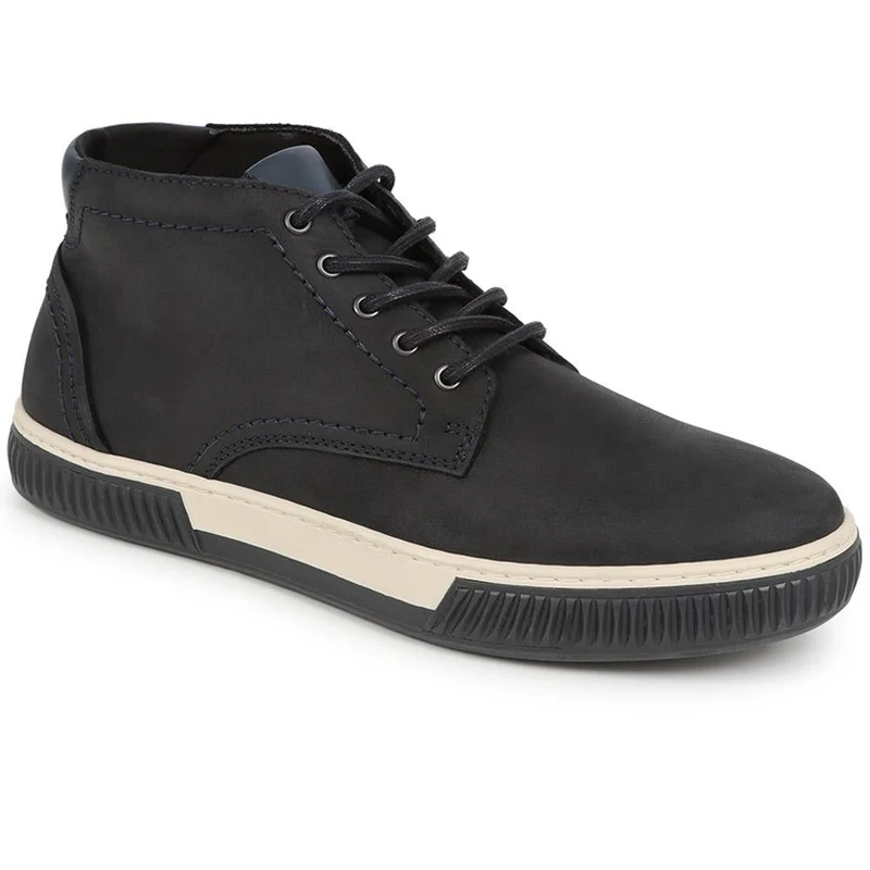Dorset Leather Chukka Boots - DORSET / 325 901 - Navy