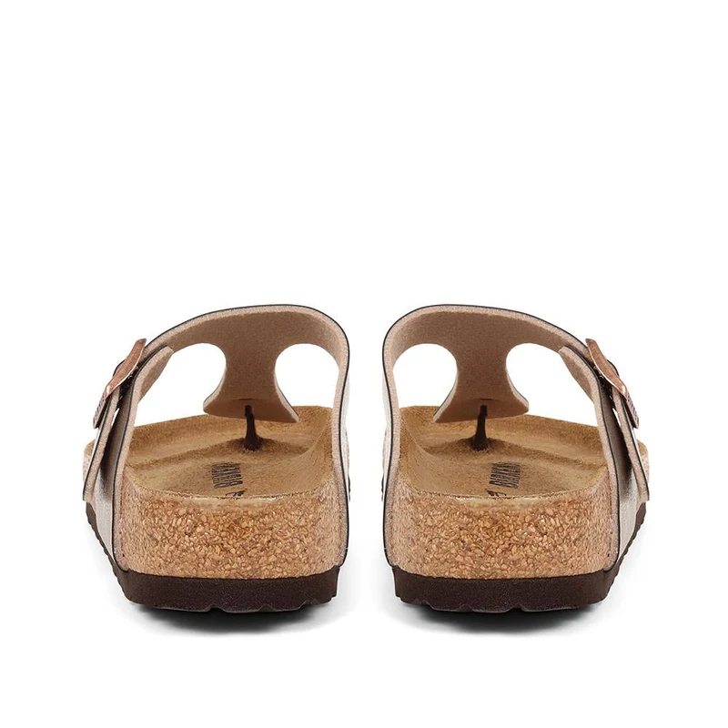 Birkenstock Gizeh Toe Post Sandals - BIRK29507 / 314 728 - Metallic Beige