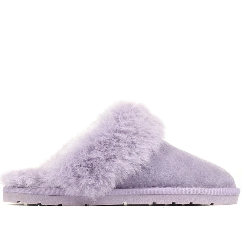 Bella-Rose Sheepskin Mule Slippers - BELLA-ROSE / 319 378 - Lilac