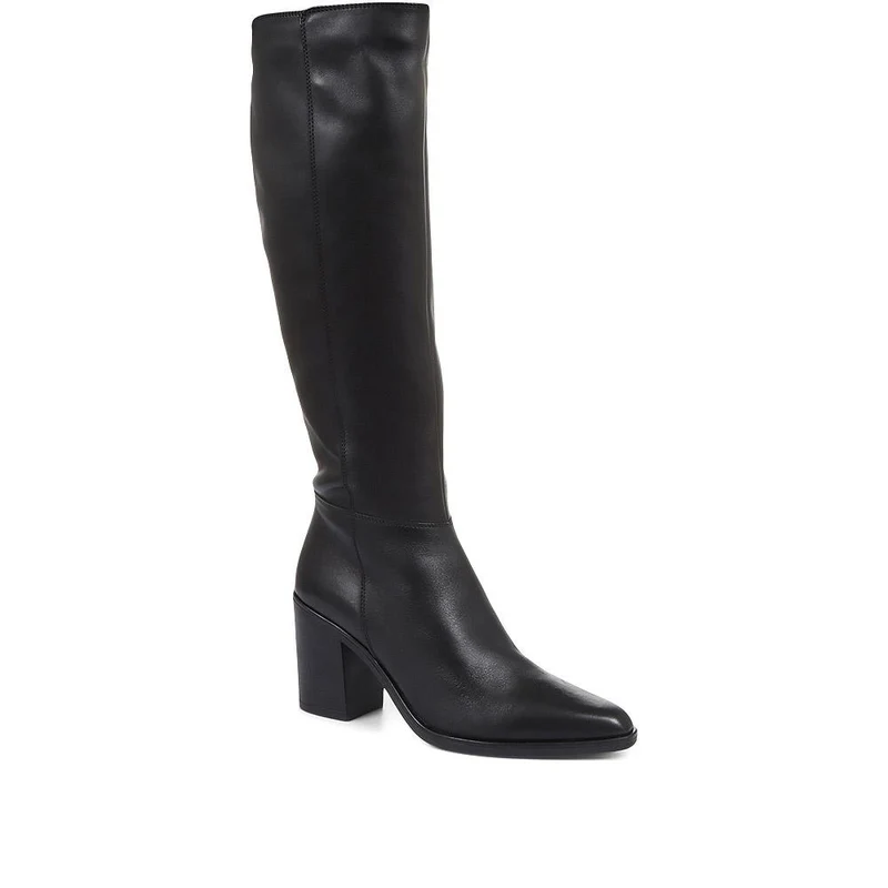 Cagliari Extra Slim Calf Fit Knee-High Boots - CAGLIARIXS / 321 244 - Black