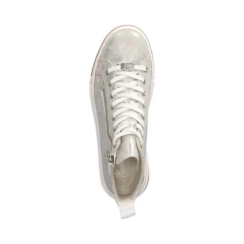 High Sneaker Silber