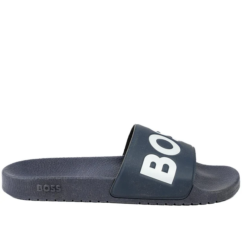 Boss Italian-Made Slides - HUGO41500 / 327 620 - Navy-White