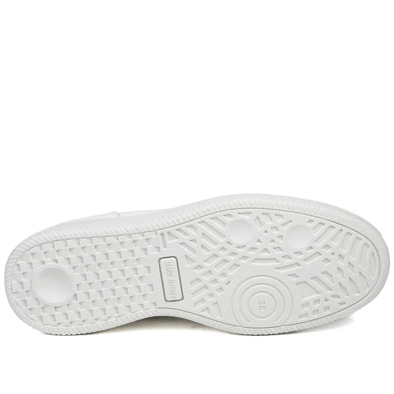 Ainsley Leather Trainers - AINSLEY / 328 990 - White