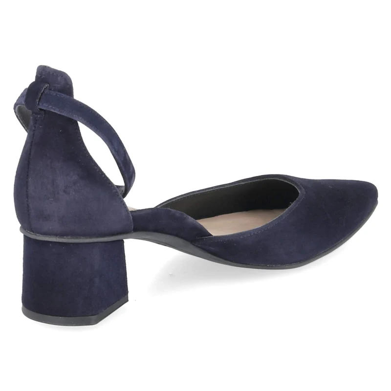 Riemchenpumps Blau