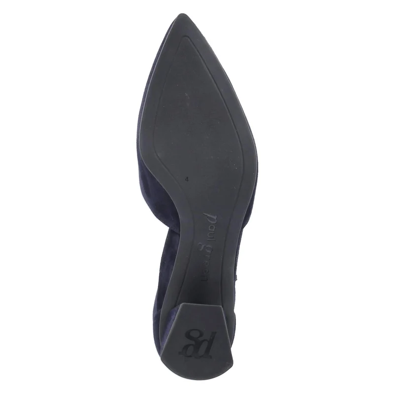 Riemchenpumps Blau
