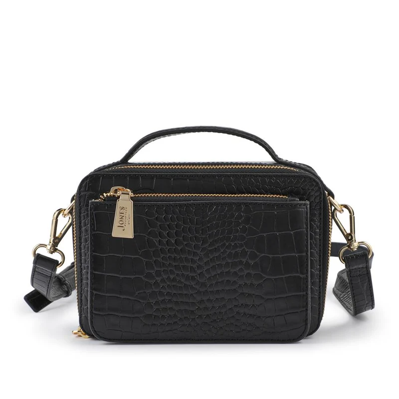 Waldorf Leather Zip-Up Handbag - WALDORF / 327 324