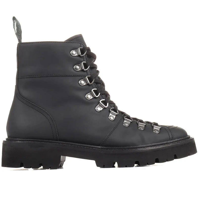Katia Leather Hiker Boots - KATIA / 322 782 - Black