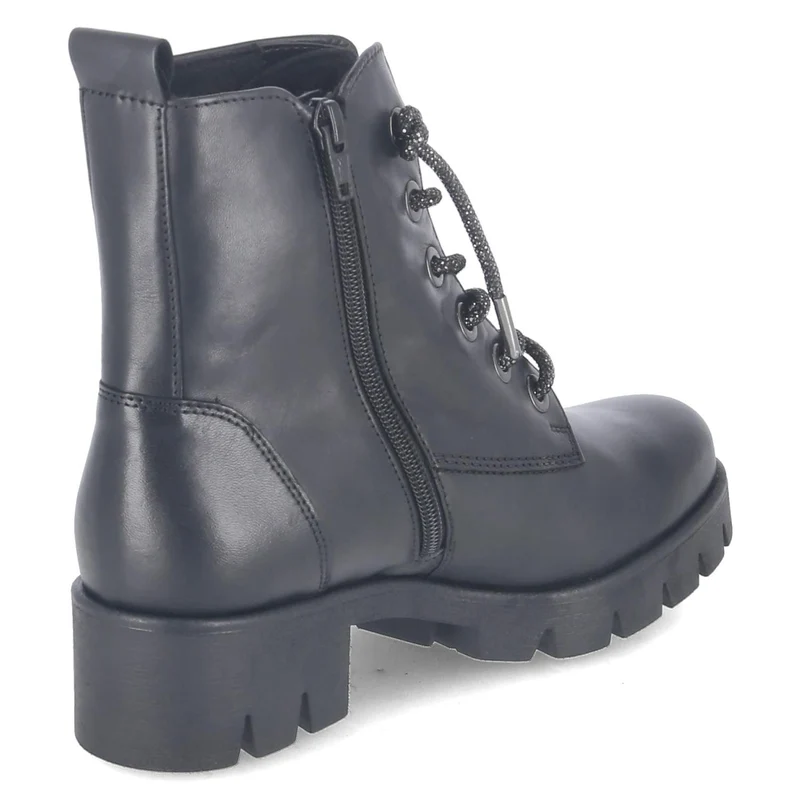 Schnürstiefeletten Schwarz