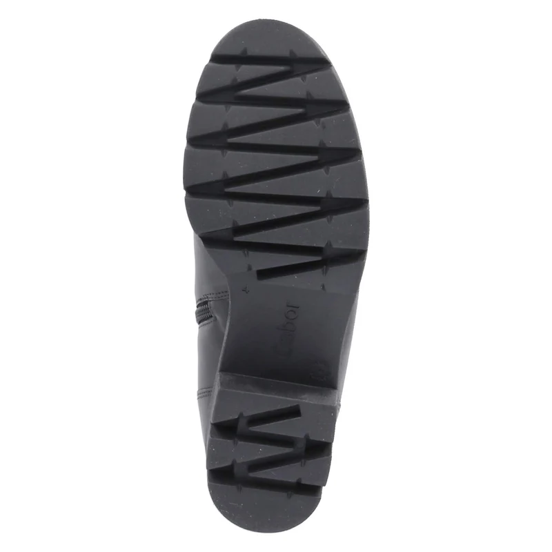Schnürstiefeletten Schwarz