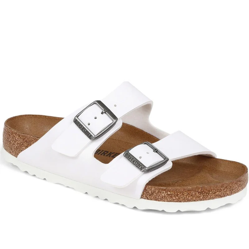 Arizona Dual Strap Sandals - BIRK37016 / 324 055 - White