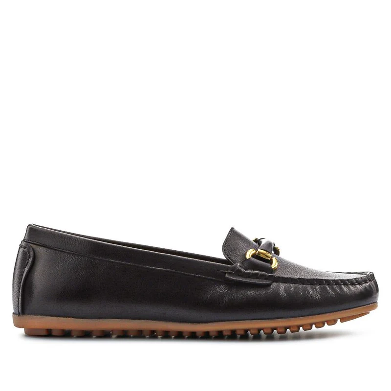 Athikia Leather Slip-On Shoes - ATHIKIA / 327 109