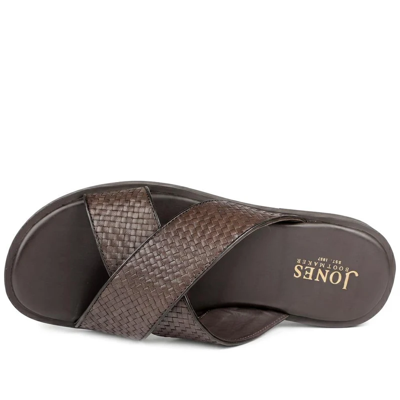 Westport Leather Mule Sliders - WESTPORT / 329 189 - Brown