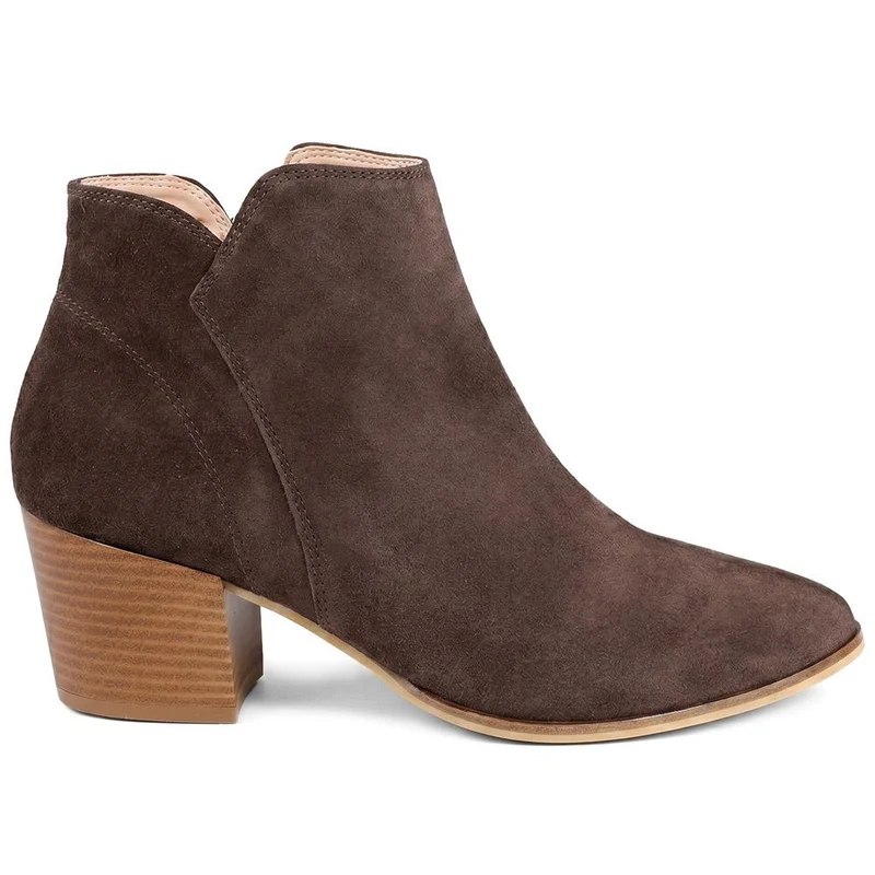 Madri Leather Cuban-Heeled Ankle Boots - MADRI / 327 619
