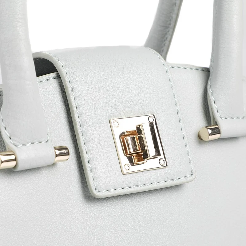 Whimsy Leather Top Handle Bag - WHIMSY / 323 891 - Mint