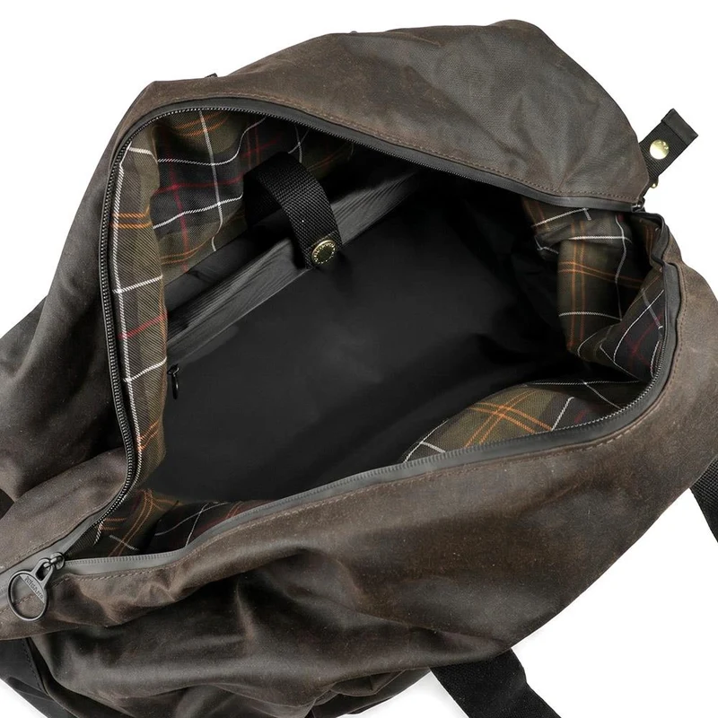 Barbour Field Waxed Holdall - BARBR42034 / 328 587 - Olive Multi