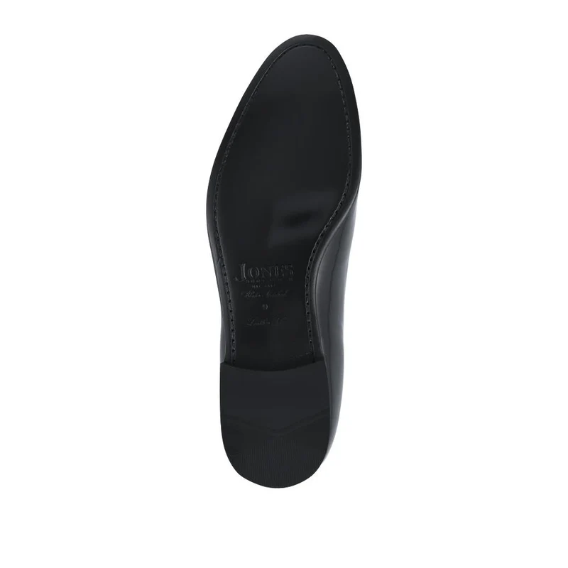 Conley Blake Stitched Leather Slip On Shoes - CONLEY / 327 854 - Black Patent